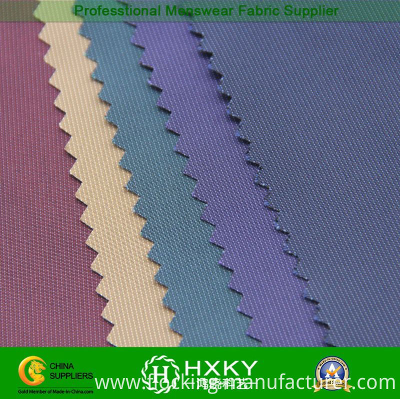 Polyester Stripe Yarn Dyed Fabric in Men's Casual Jacket or Shirt